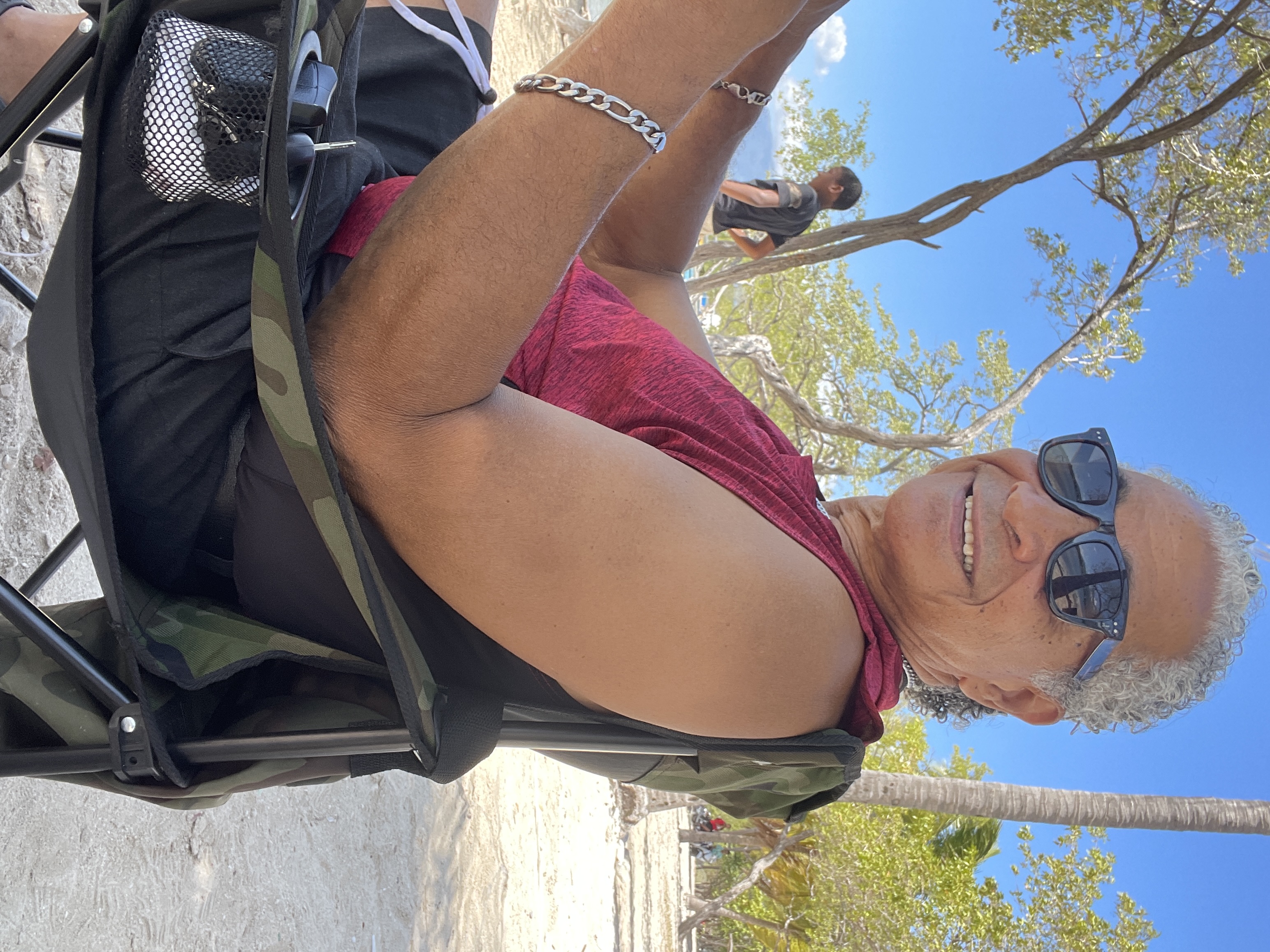 El Sr. Francisco Rosado Disfrutando sus vacacones en Republica Dominicana